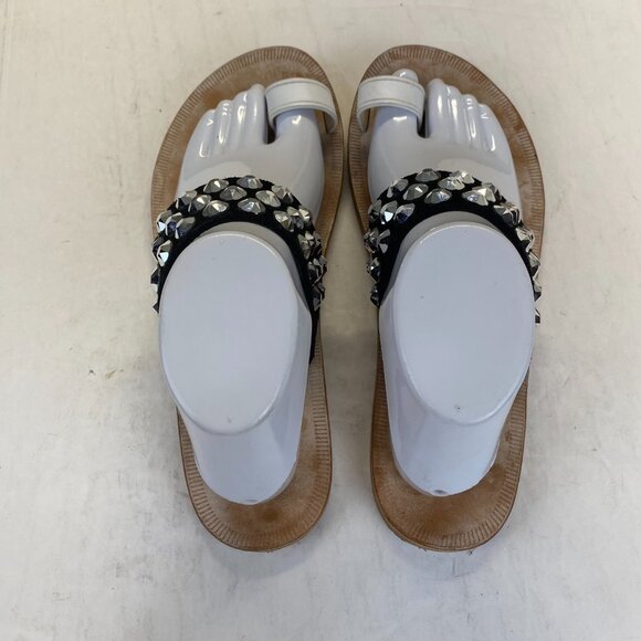 Pedro Garcia España,Xenia studded slide sandals size 39.5 US 9,Black  $450 - Picture 8 of 12